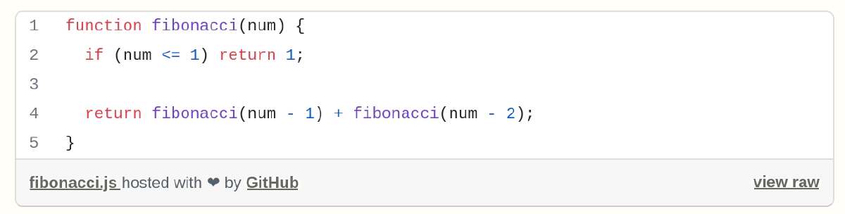 Screenshot of Fibonacci.js
